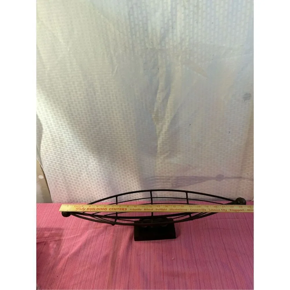 Metal boat home decor fruit basket?‎ 24x5.5x5